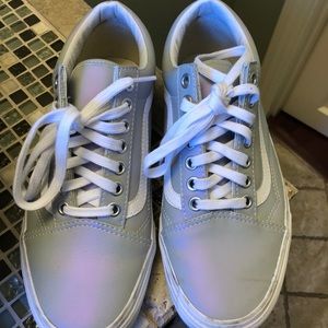 Vans old skool muted metallic skate shoes